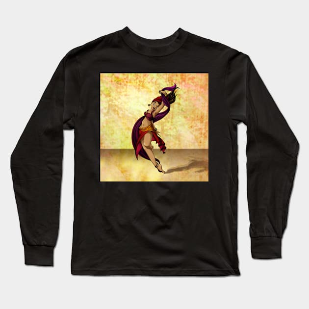 Rohesia Dancer Long Sleeve T-Shirt by Thedustyphoenix